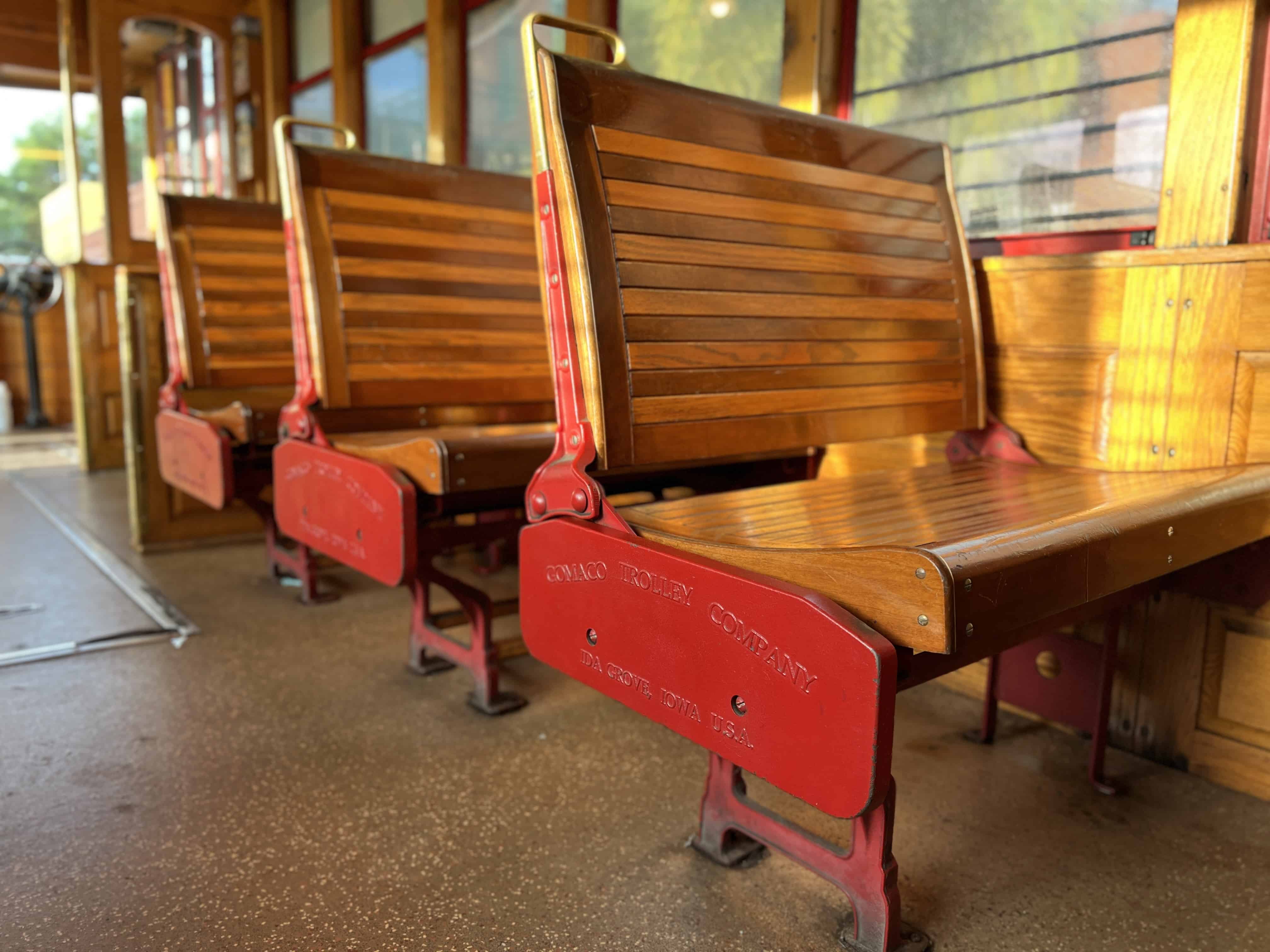 Riding the street car in Ybor City, Tampa Bay