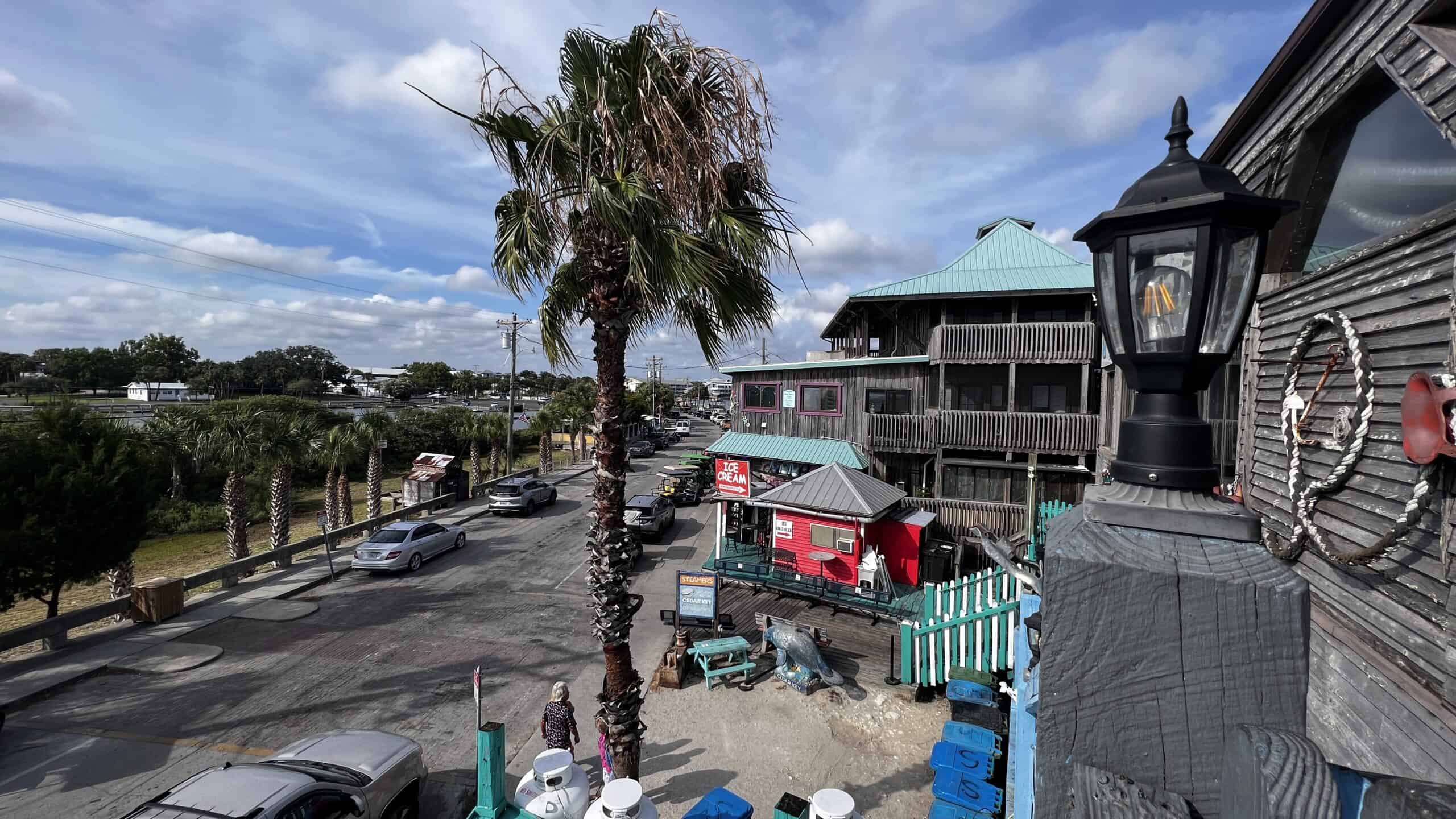 A look down Dock Street in Cedar Key