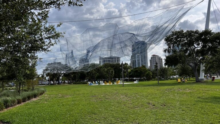 Art installation at Spa Beach Park in St Petersburg