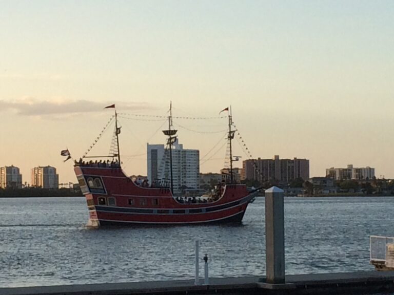 Is Clearwater Beach Safe? Captain Memo's pirate ship adventure during sunset