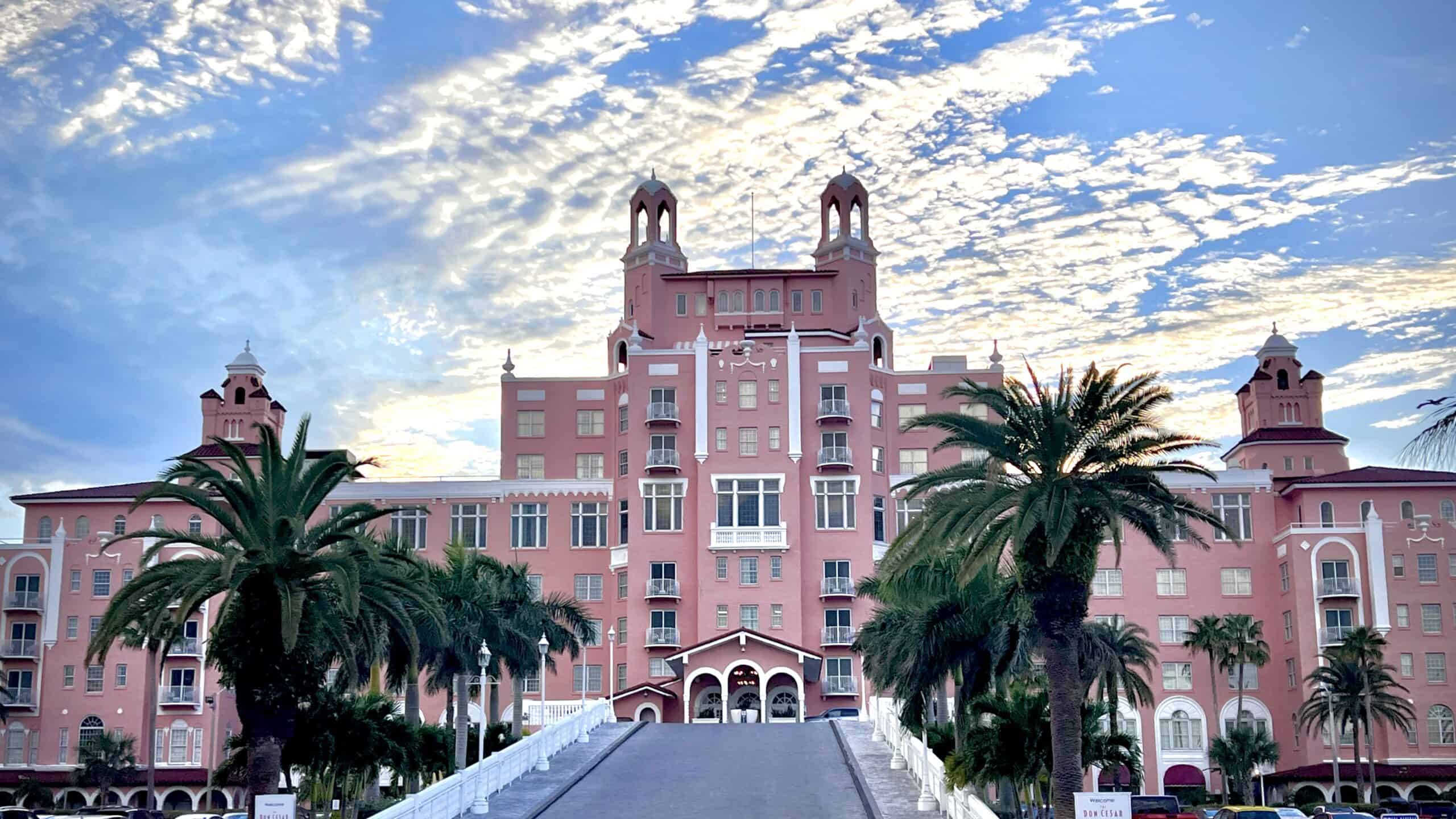 The Don Cesar Hotel on St. Pete Beach. 