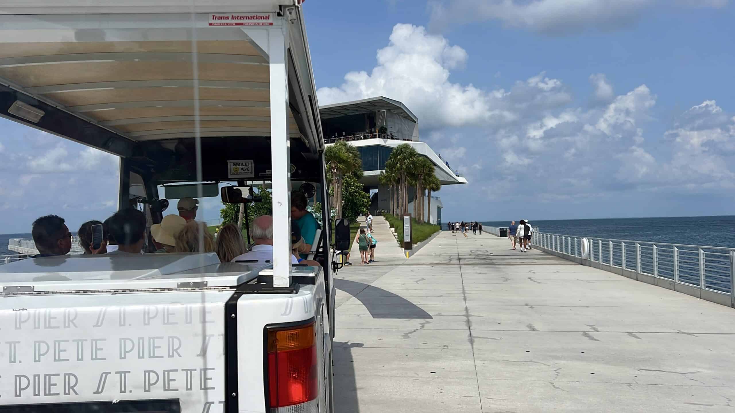 The St. Pete Pier shuttle