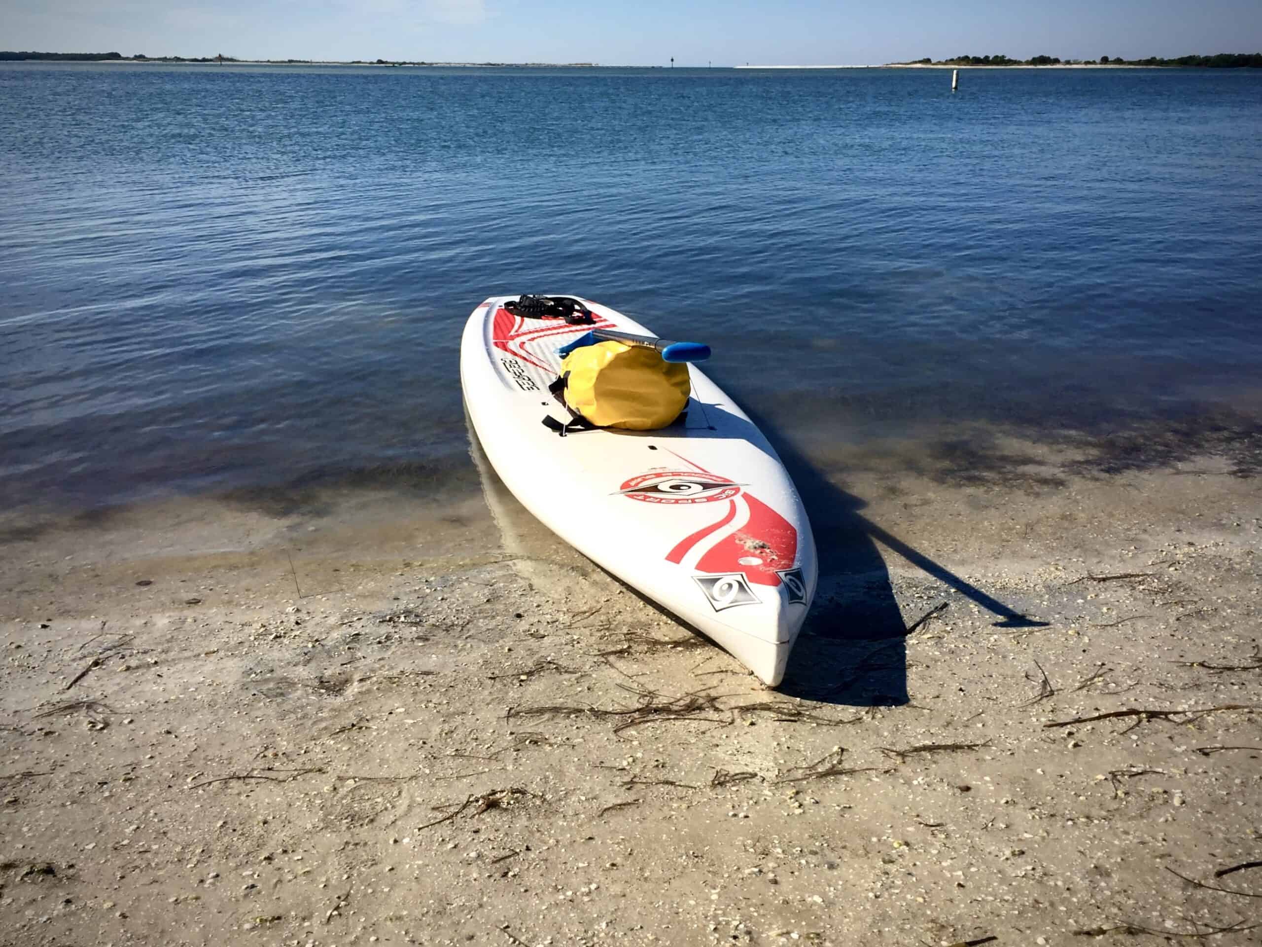 A paddleboard on Caladesi Island, Dunedin.