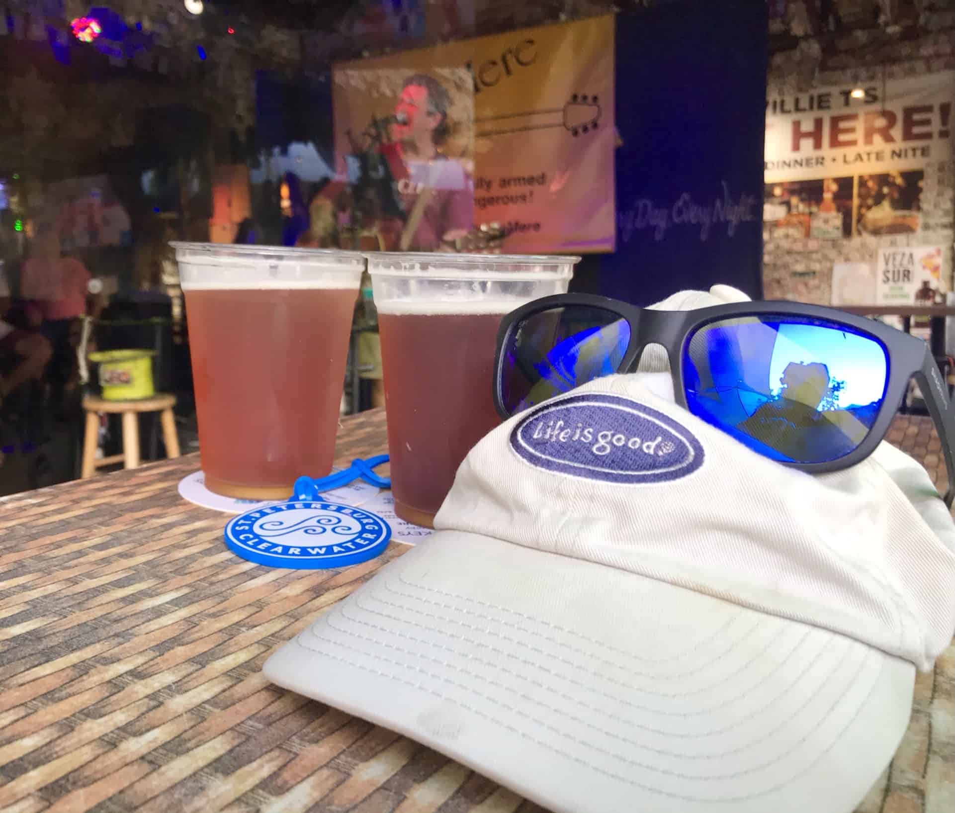 A couple of cold beers at Willie T's in Key West.