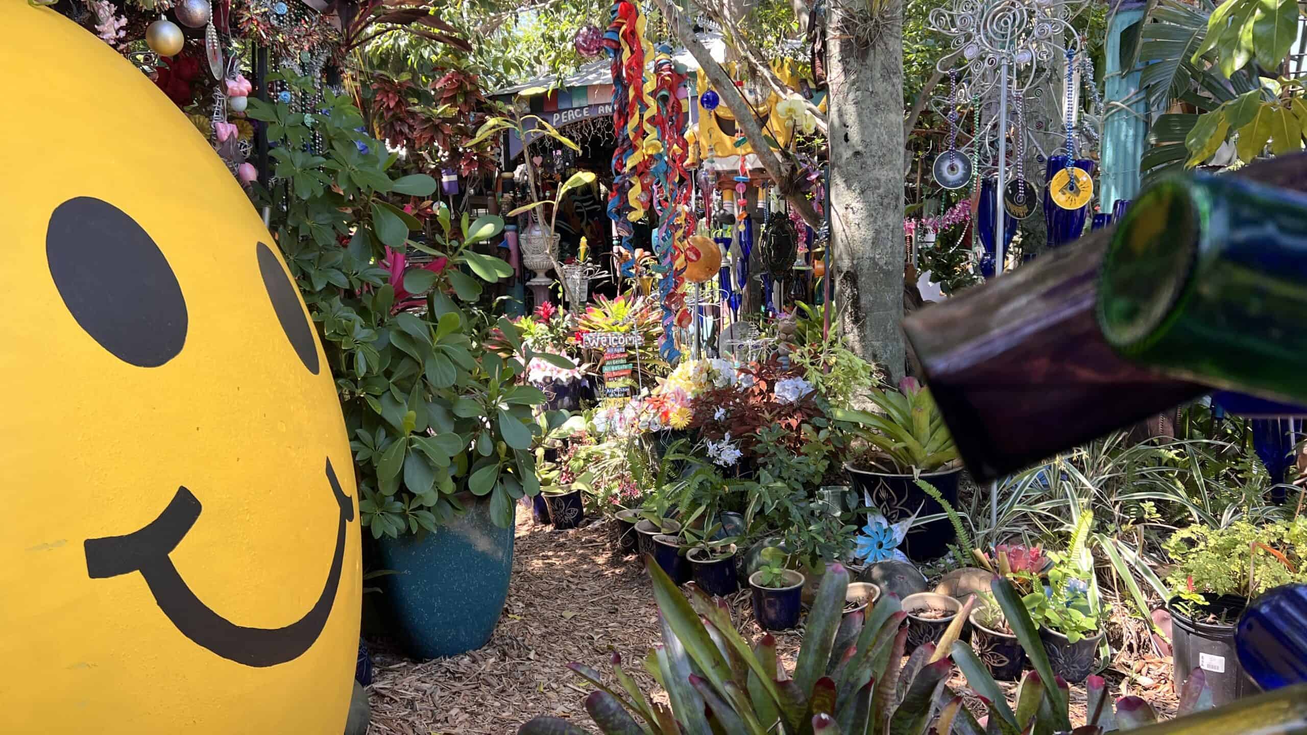 The garden at Whimzeyland in Safety Harbor.