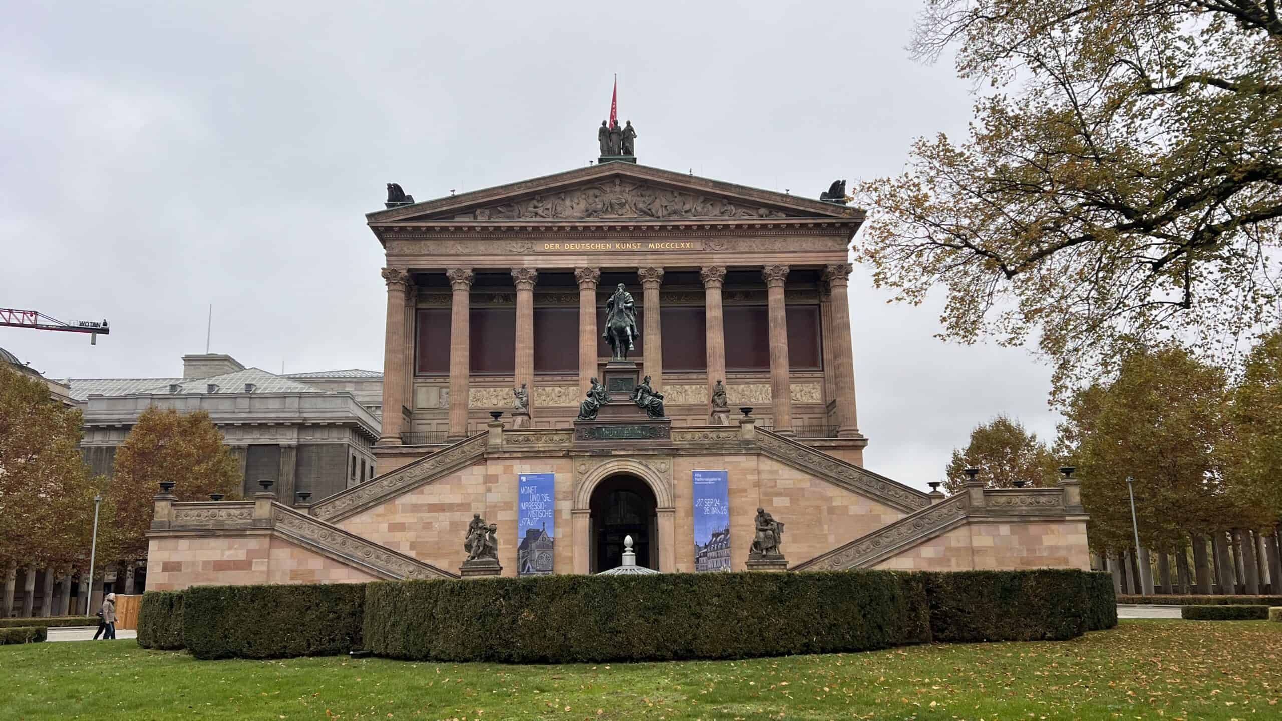 The Alte Nationalgalerie in Berlin during my 3 days in Berlin.